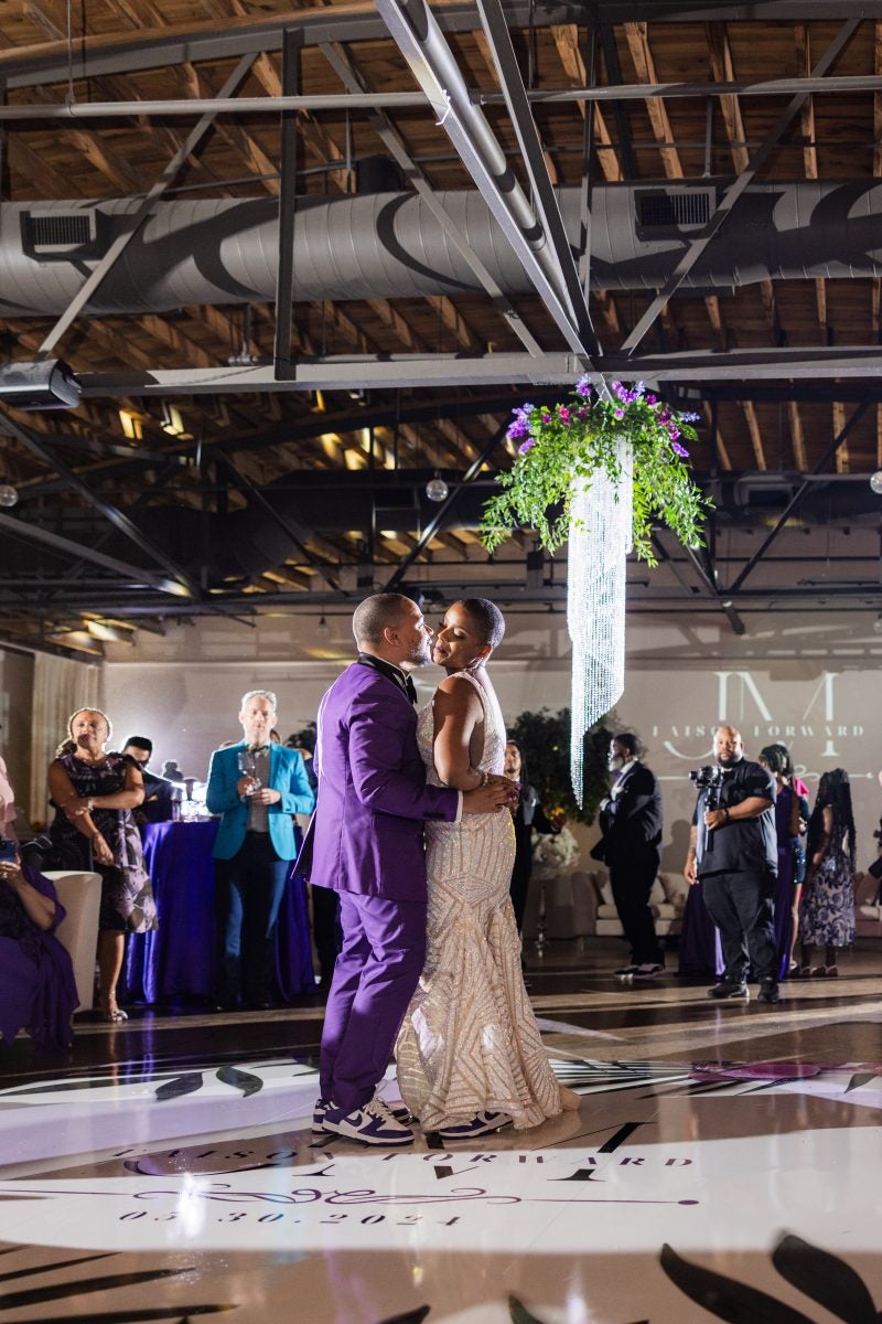 Bridal Bliss: Purple Reigned During Maya And John's Gorgeous Nashville Nuptials