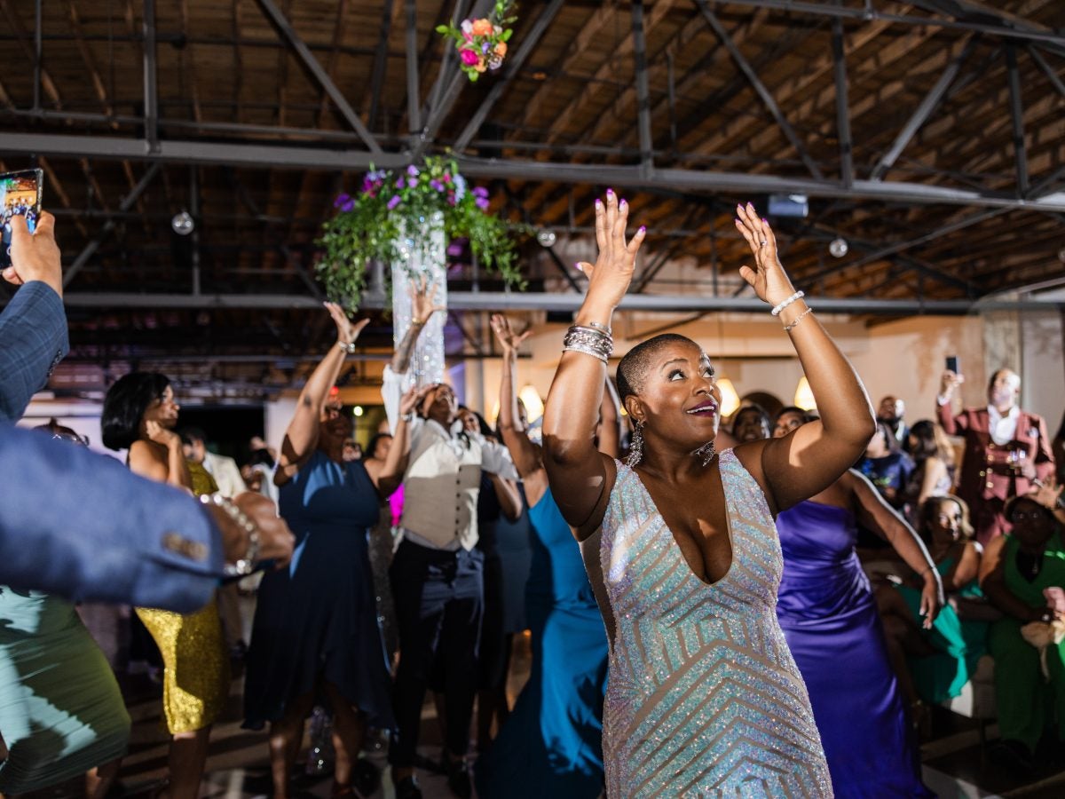 Bridal Bliss: Purple Reigned During Maya And John's Gorgeous Nashville Nuptials