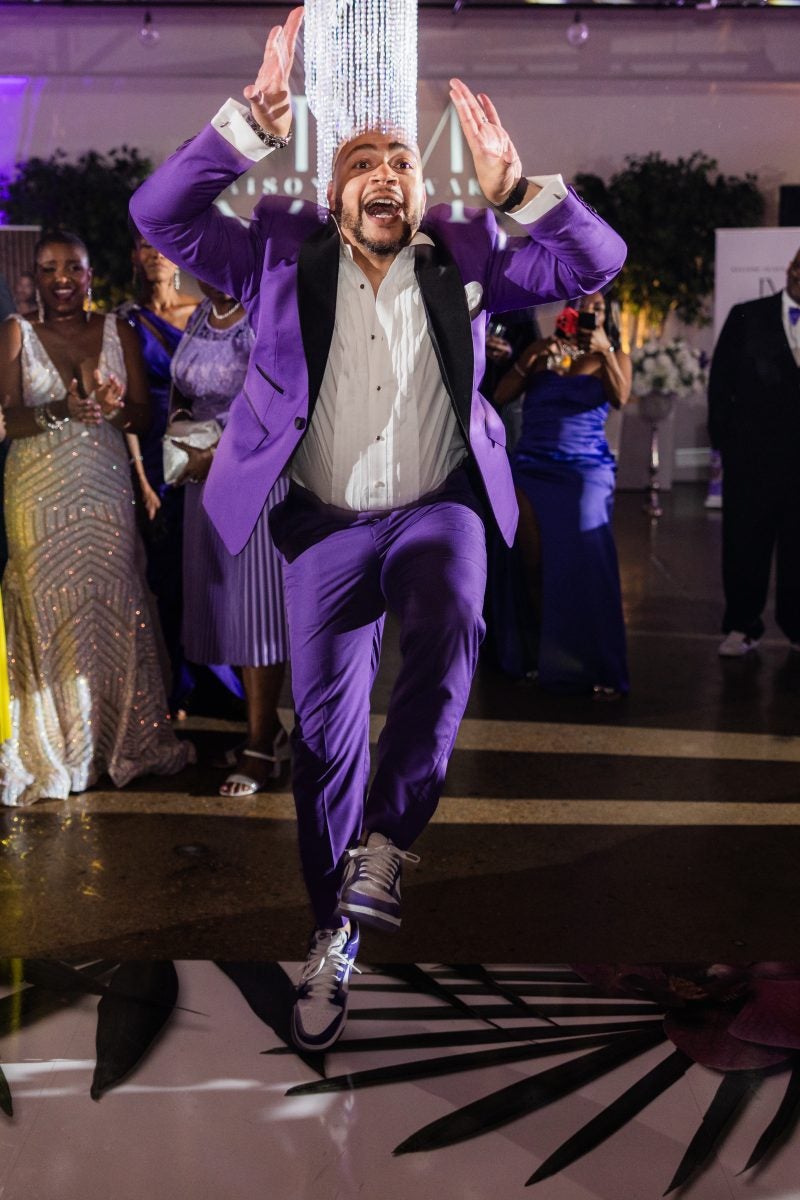 Bridal Bliss: Purple Reigned During Maya And John's Gorgeous Nashville Nuptials