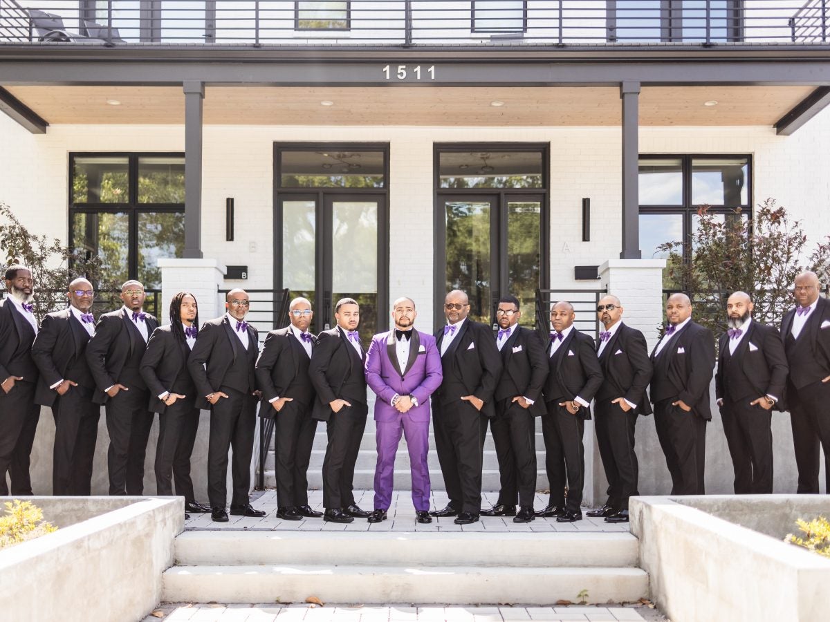 Bridal Bliss: Purple Reigned During Maya And John's Gorgeous Nashville Nuptials