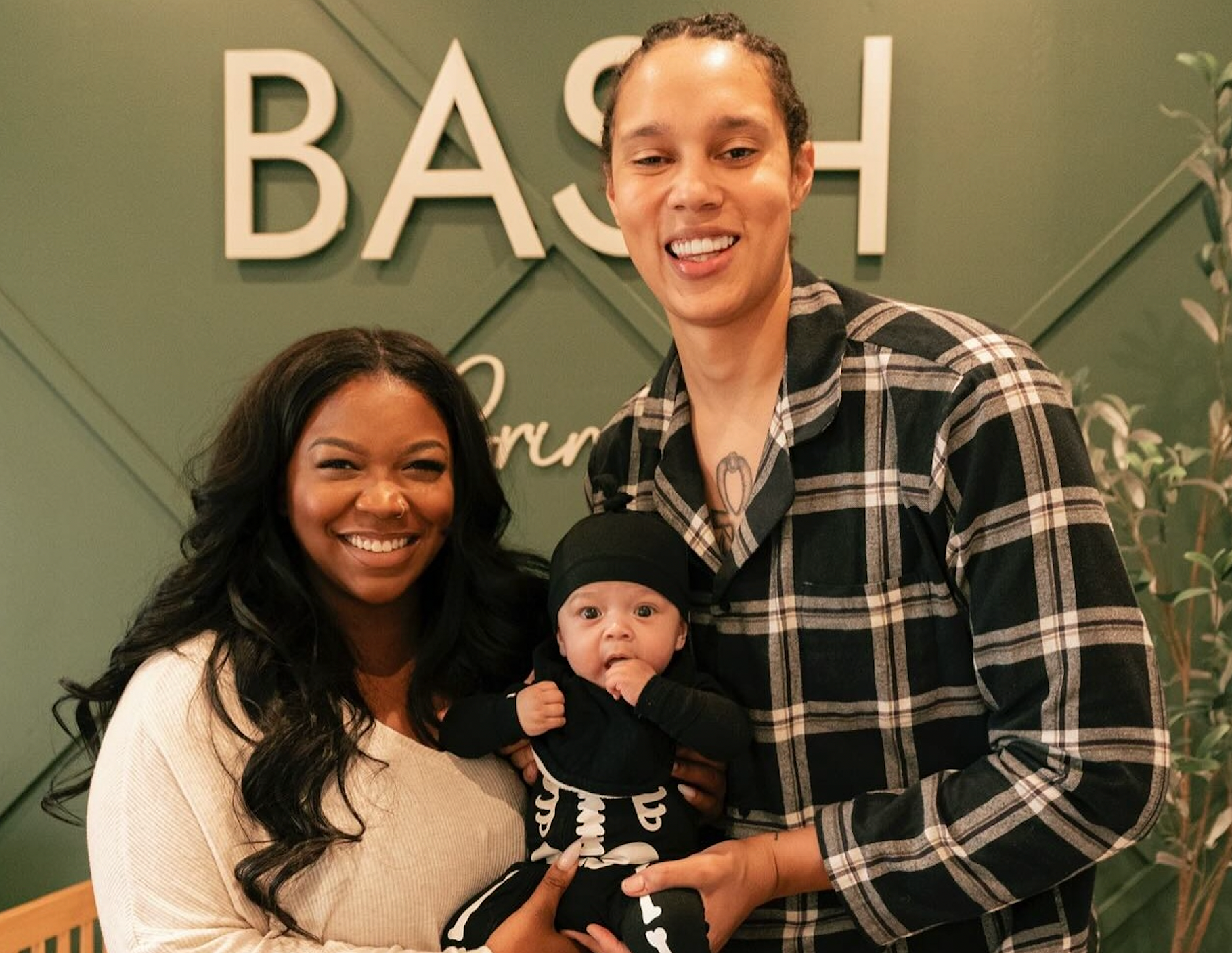 Brittney Griner And Wife Cherelle Share First Photo Of Their Baby Boy