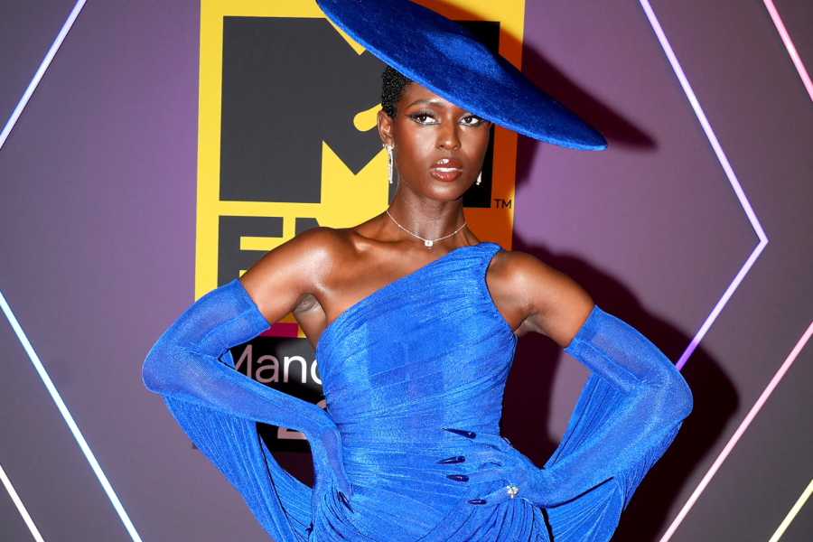 Jodie Turner-Smith Attends MTV EMAs In Robert Wun