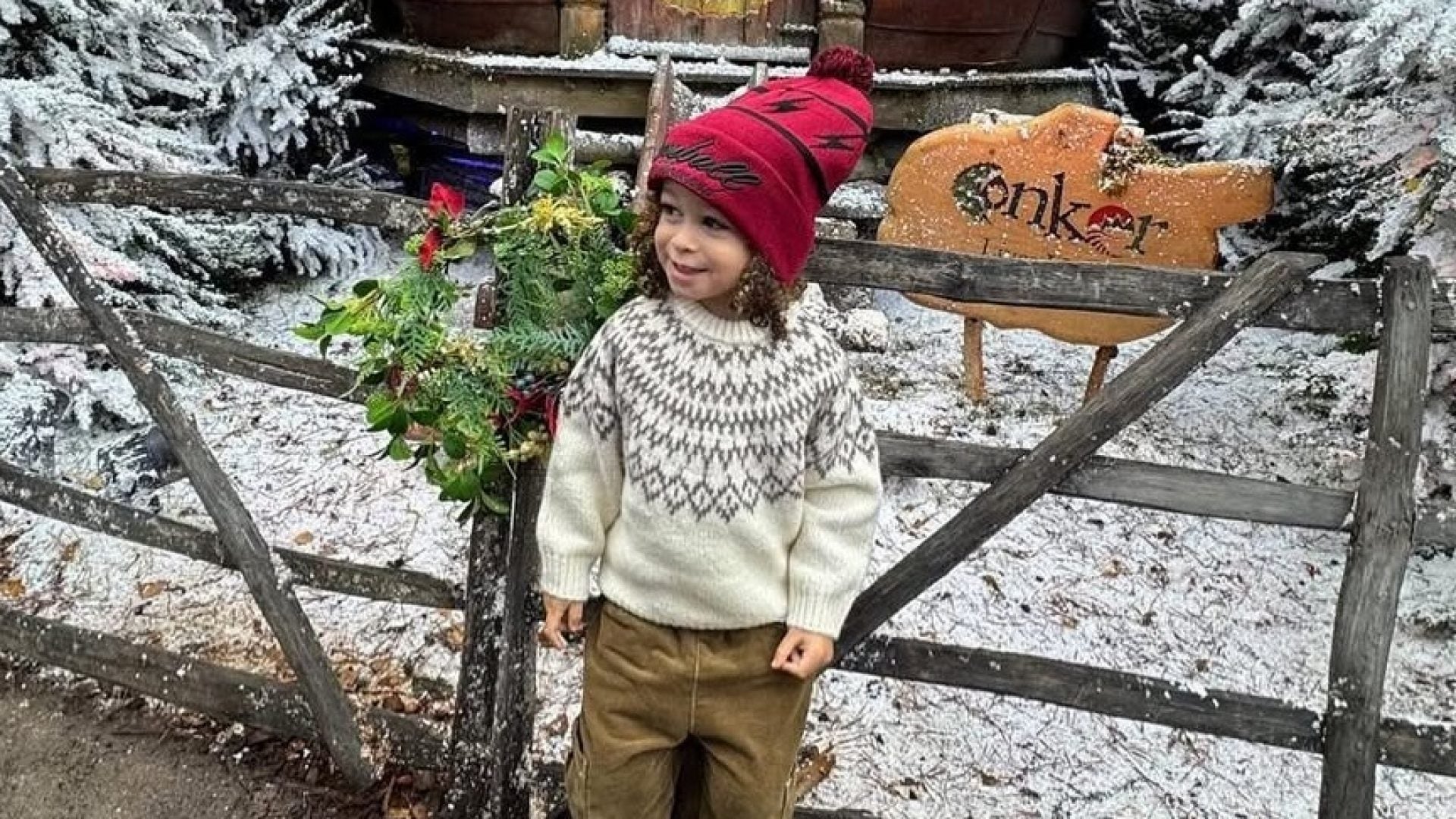 Eve's Son, Wilde Wolf, Is Adorable In A Recent Holiday Photo