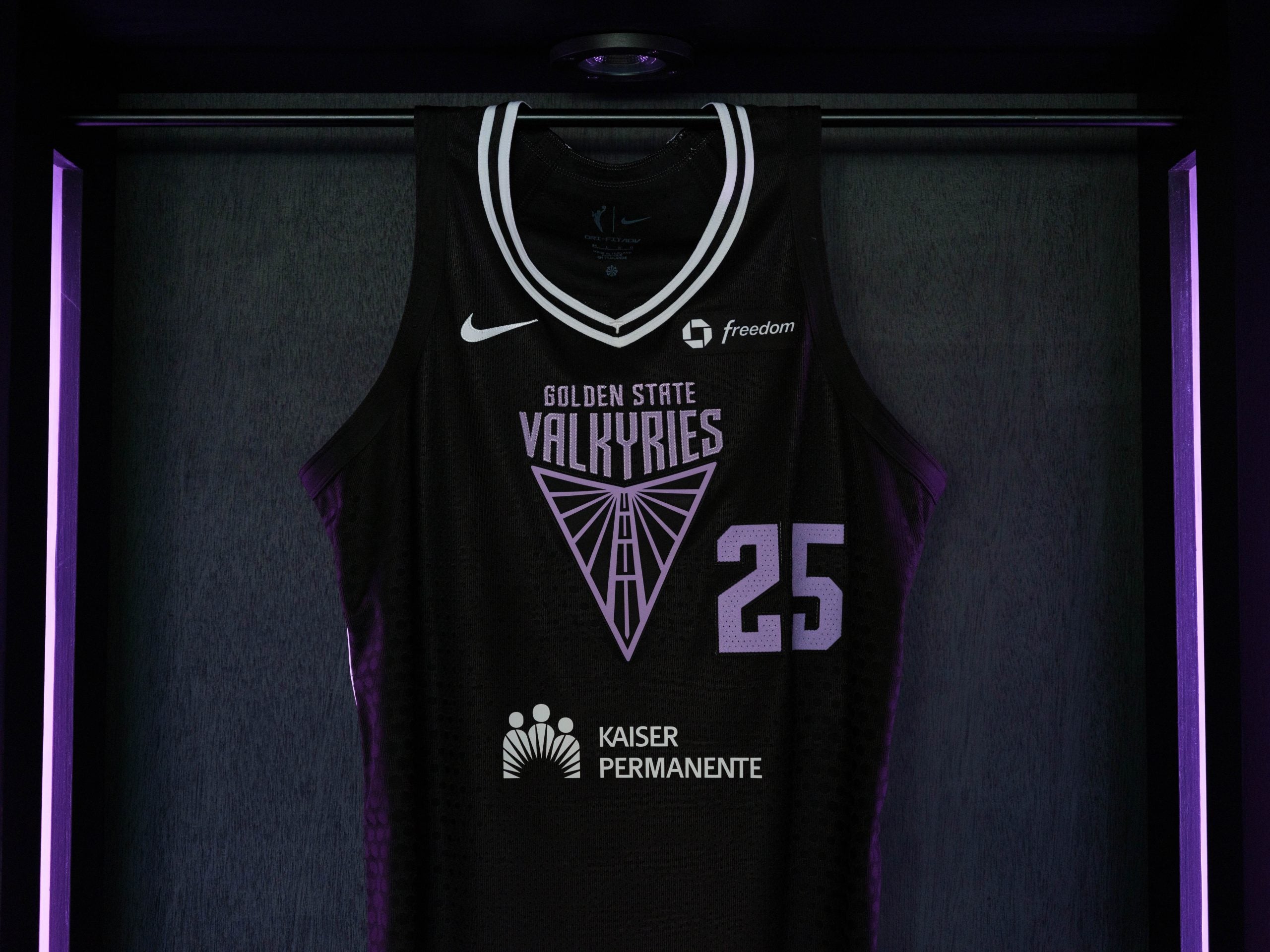 The Golden State Valkyries unveil their inaugural jerseys ahead of their 2025 WNBA debut