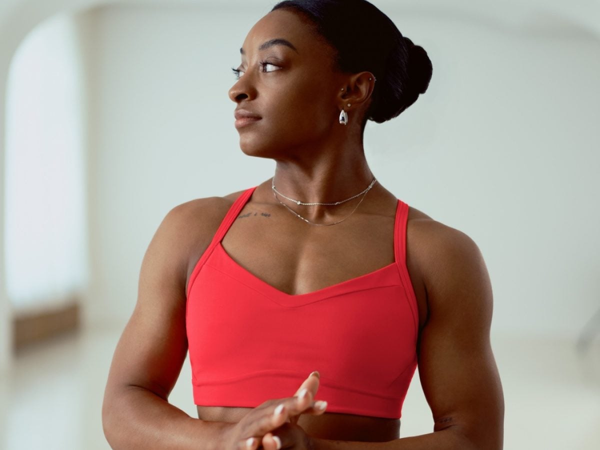 Exclusive: Simone Biles Talks Holiday Must-Haves From Athleta And Football Wife Duties