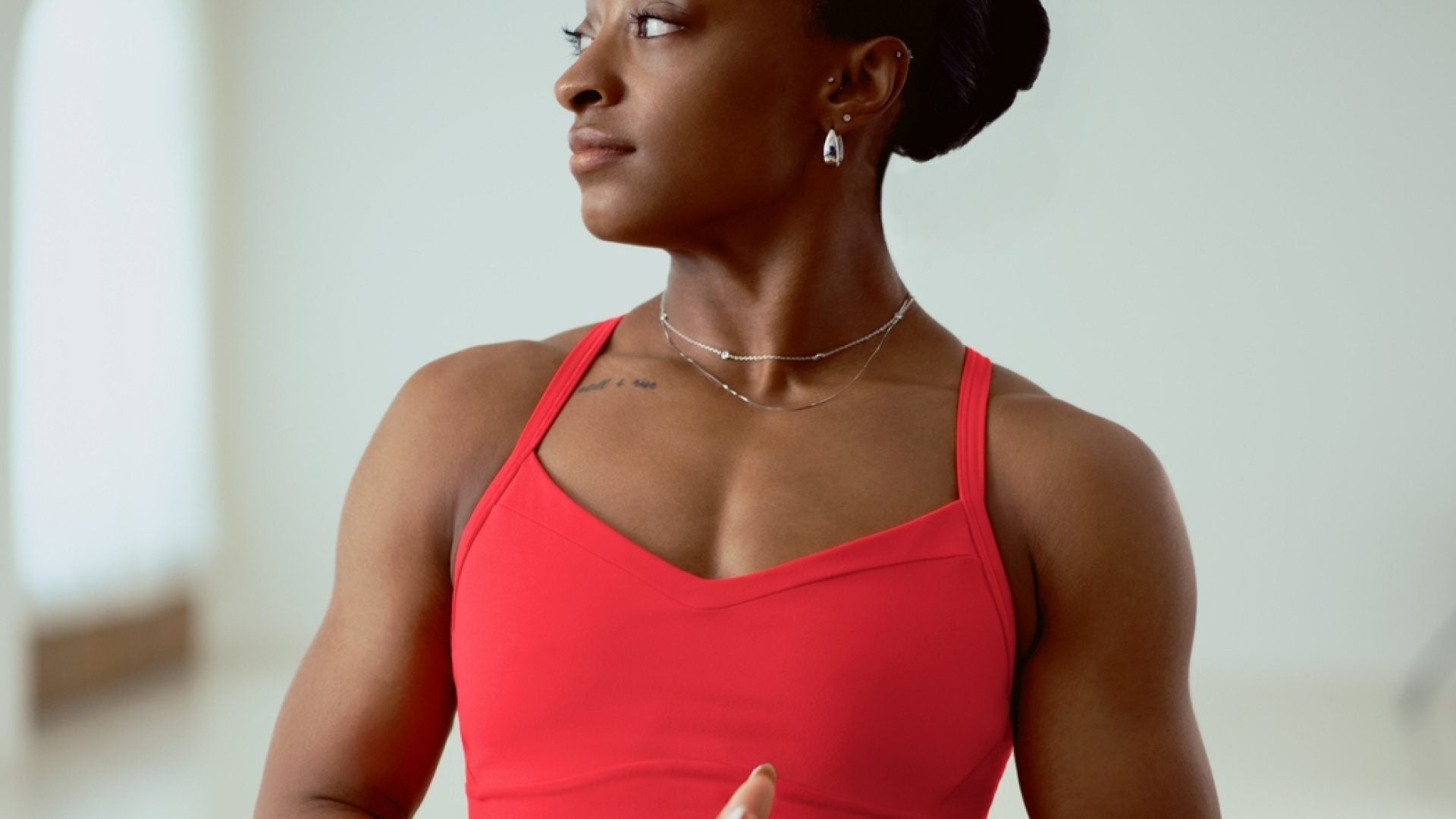 Exclusive: Simone Biles Talks Holiday Must-Haves From Athleta And Football Wife Duties