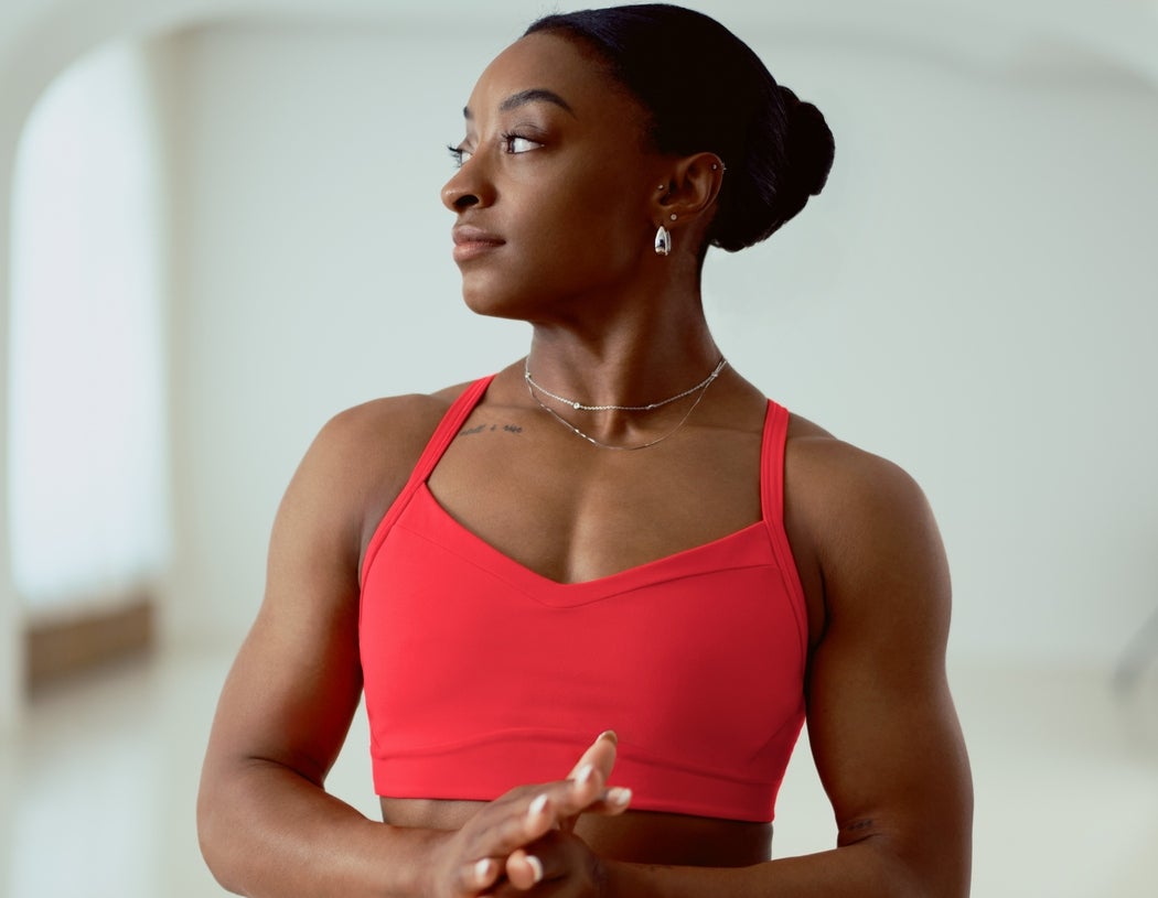 Exclusive: Simone Biles Talks Holiday Must-Haves From Athleta And Football Wife Duties