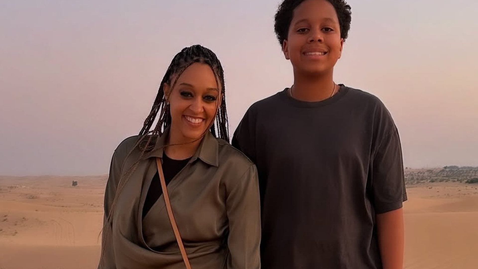 Tia Mowry And Her Son Cree Spend Quality Time Vacationing In Abu Dhabi