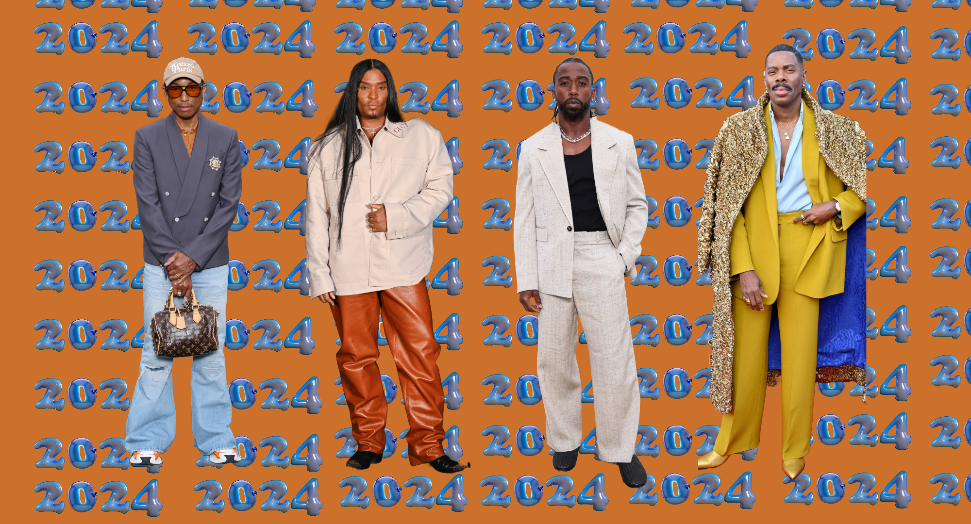 The Best Dressed Men Of 2024: Pharrell, Colman Domingo, Tyrod Taylor, And More