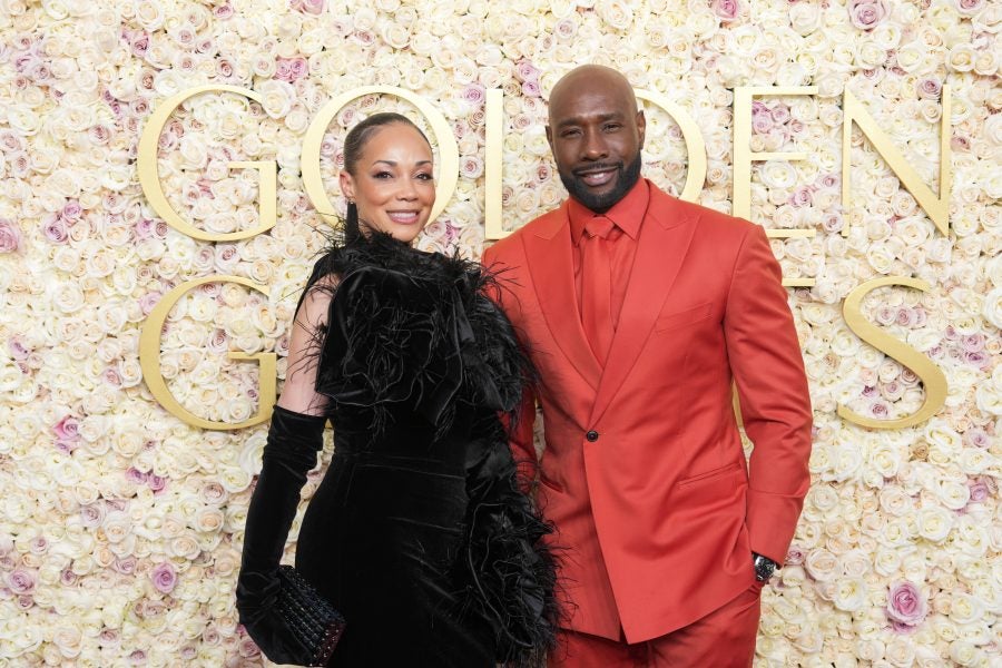 Pam And Morris Chestnut Showed Up And Showed Out For Their First Golden Globes