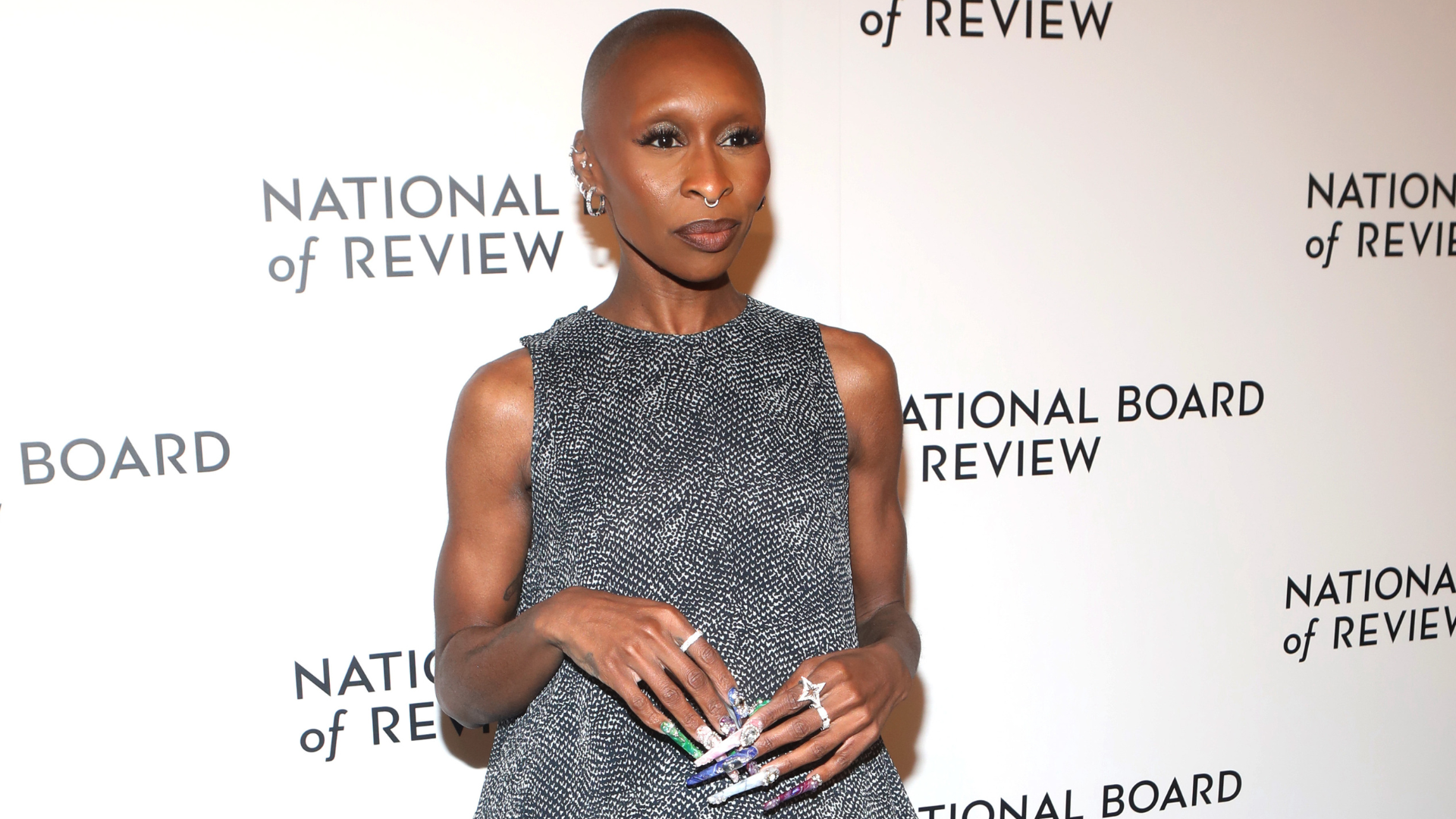 Cynthia Erivo Takes A Funky Loewe Gown For A Spin