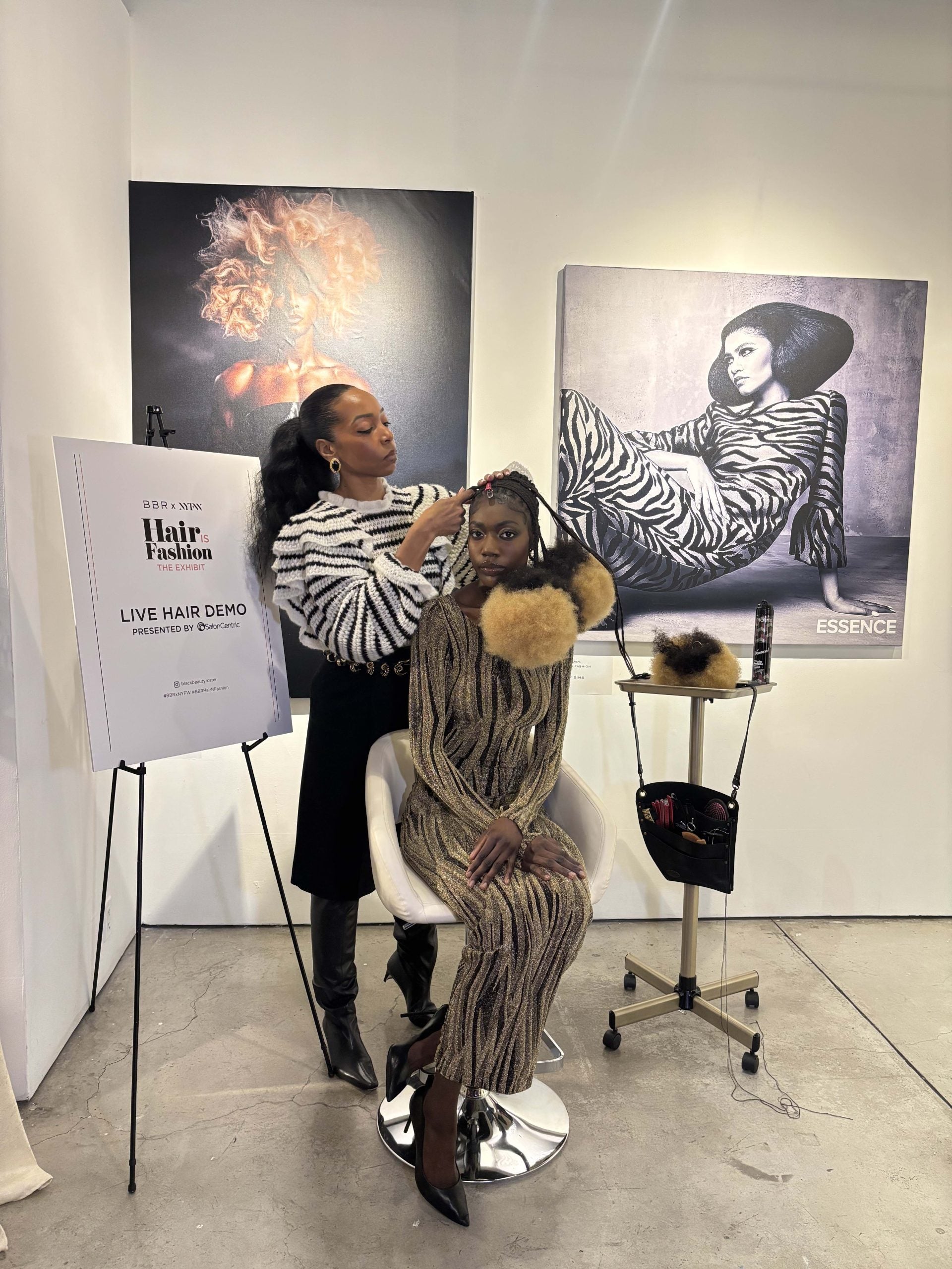 Inside The Black Beauty Roster’s NYFW “Hair is Fashion” Exhibit 