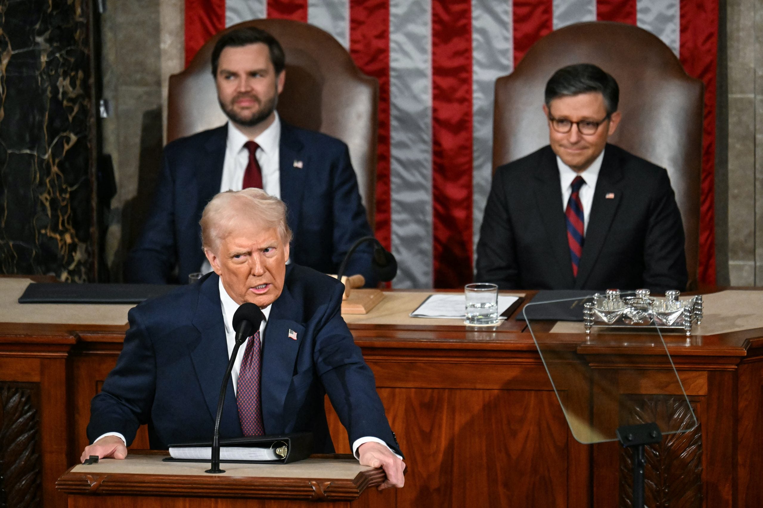 Trump doubles the program division in a speech to Congress, causing brave resistance of black leaders